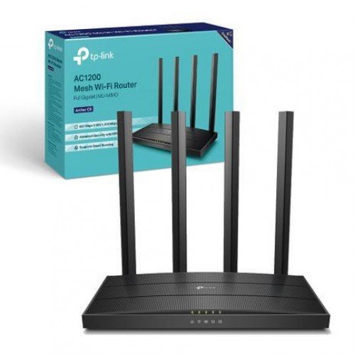 TP-Link Archer C6 AC1200 Dual-Band MU-MIMO Gigabit WiFi Router